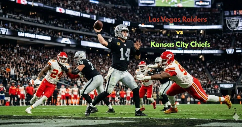 Las Vegas Raiders vs Kansas City Chiefs match player stats Week 18 2025 at Allegiant Stadium