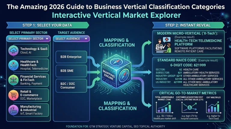 Business Vertical Classification Categories